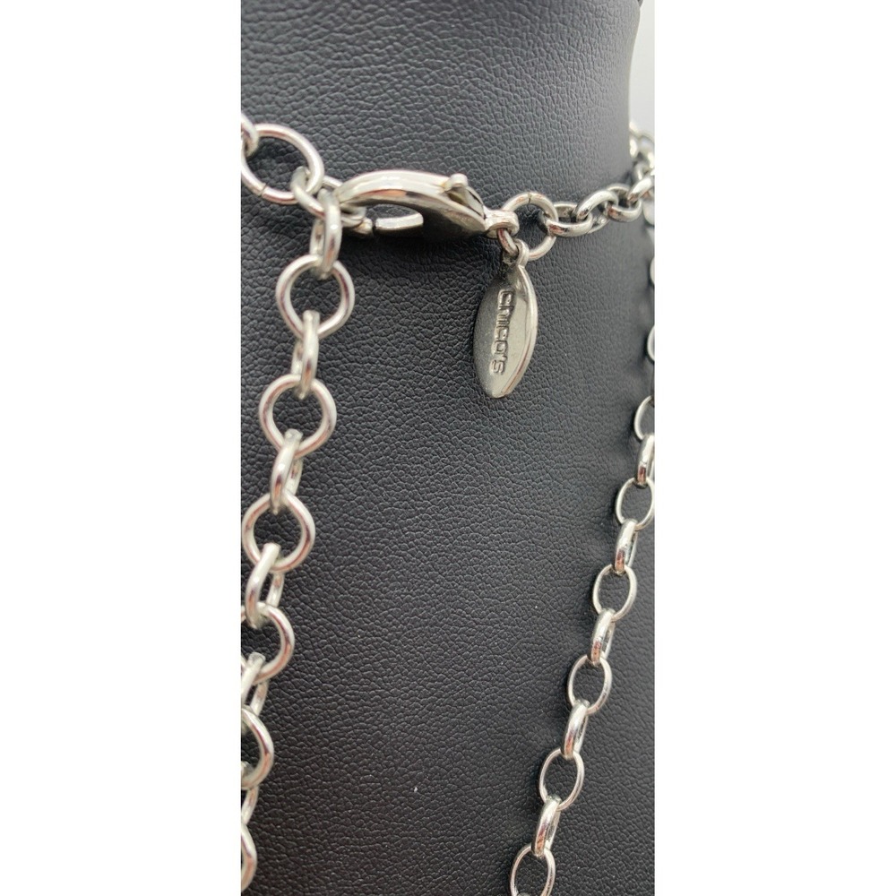 Chicos Silver Tone And Colorful Fun Fish Pendant Ocean Themed Charm Necklace - Picture 7 of 7